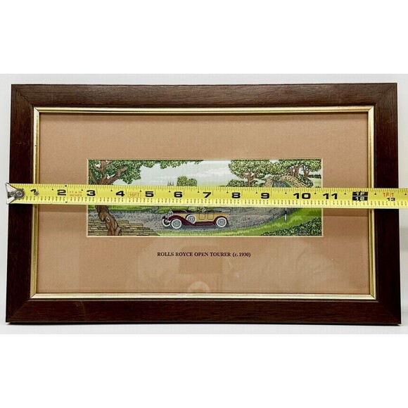 Cash's of Coventry Silk Woven Picture - Rolls Royce Open Tourer (c1930) - Picture 7 of 7